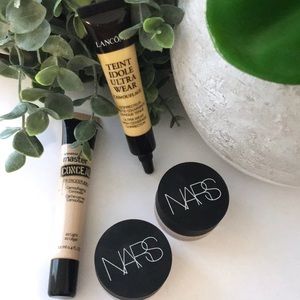 Nars Concealers, Lancome Corrector, Maybelline